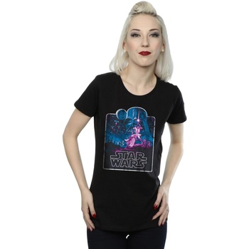 Abbigliamento Donna T-shirts a maniche lunghe Disney Movie Montage Nero