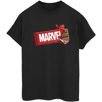 Abbigliamento Donna T-shirts a maniche lunghe Avengers, The (Marvel) Marvel Chocolate Nero