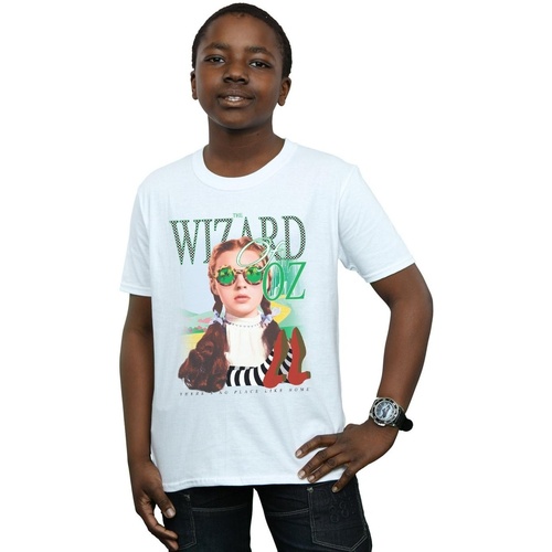 Abbigliamento Bambino T-shirt maniche corte The Wizard Of Oz No Place Checkerboard Bianco