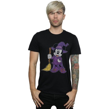 Abbigliamento Uomo T-shirts a maniche lunghe Disney Minnie Mouse Witch Costume Nero