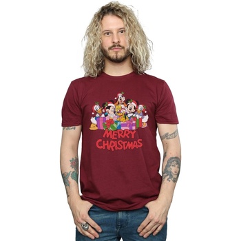Abbigliamento Uomo T-shirts a maniche lunghe Disney Mickey Mouse And Friends Christmas Multicolore