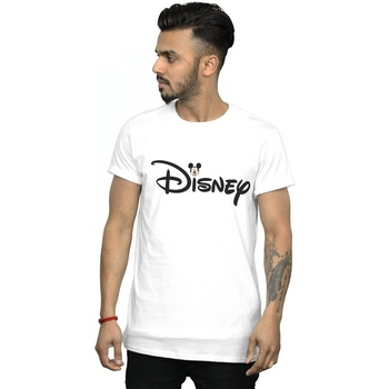 Abbigliamento Uomo T-shirts a maniche lunghe Disney Mickey Mouse Logo Head Bianco