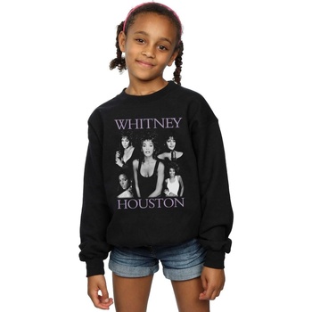 Abbigliamento Bambina Felpe Whitney Houston Multiple Pose Nero