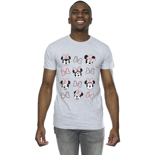 Abbigliamento Uomo T-shirts a maniche lunghe Disney Minnie Mouse Multiple Grigio