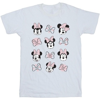 Abbigliamento Uomo T-shirts a maniche lunghe Disney Minnie Mouse Multiple Bianco