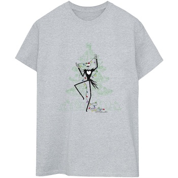 Image of T-shirts a maniche lunghe Disney The Nightmare Before Christmas Tree Green