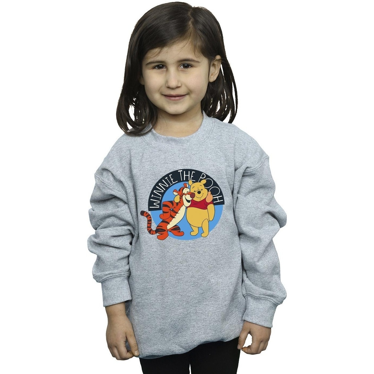 Abbigliamento Bambina Felpe Disney Winnie The Pooh With Tigger Grigio