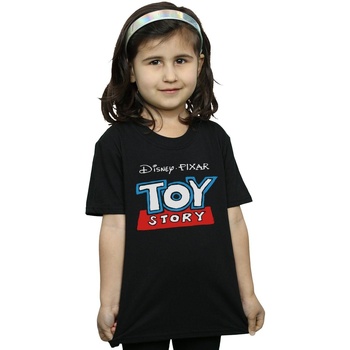 Abbigliamento Bambina T-shirts a maniche lunghe Disney Toy Story Cartoon Logo Nero