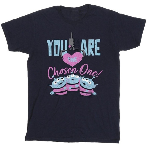 Abbigliamento Bambina T-shirts a maniche lunghe Disney Toy Story You Are The Chosen One Blu