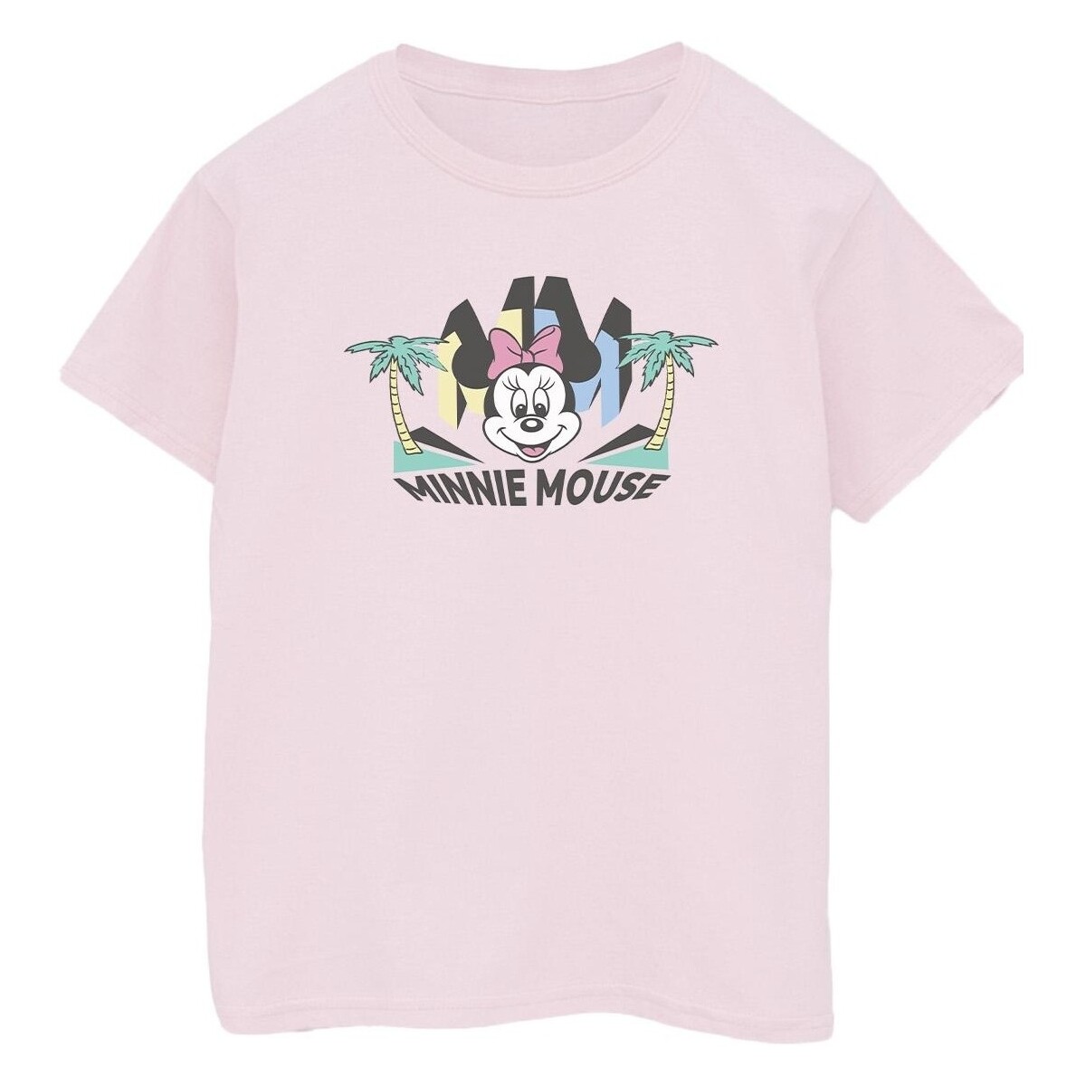 Abbigliamento Uomo T-shirts a maniche lunghe Disney Minnie MM Palm Rosso