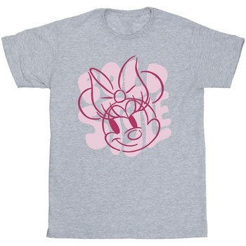 Abbigliamento Uomo T-shirts a maniche lunghe Disney Minnie Mouse Bold Style Grigio