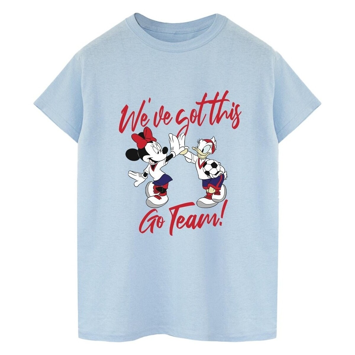 Abbigliamento Uomo T-shirts a maniche lunghe Disney Minnie Daisy We've Got This Blu