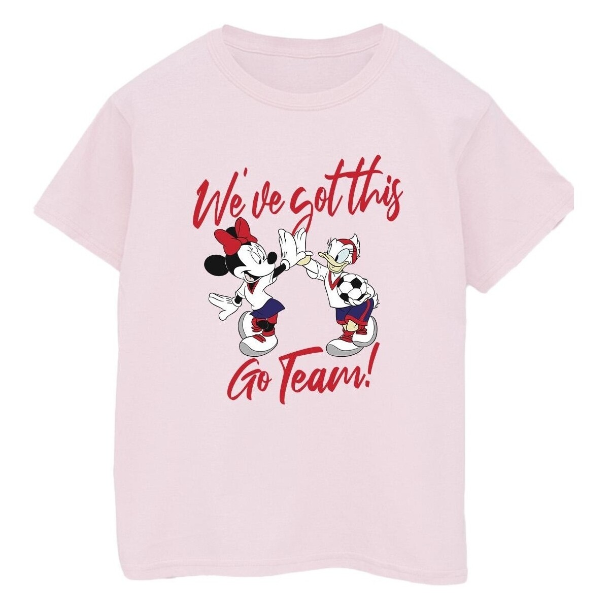 Abbigliamento Uomo T-shirts a maniche lunghe Disney Minnie Daisy We've Got This Rosso
