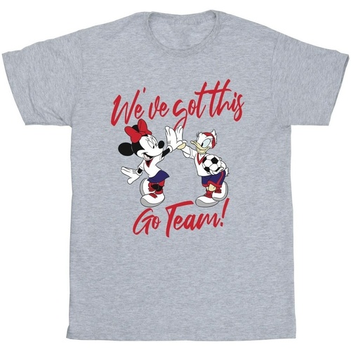 Abbigliamento Uomo T-shirts a maniche lunghe Disney Minnie Daisy We've Got This Grigio