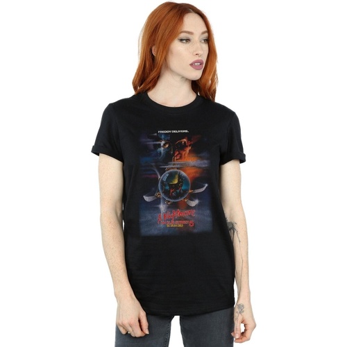 Abbigliamento Donna T-shirts a maniche lunghe A Nightmare On Elm Street The Dream Child Nero