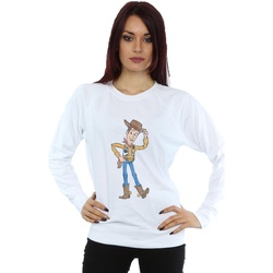 Abbigliamento Donna Felpe Disney Toy Story 4 Sheriff Woody Pose Bianco