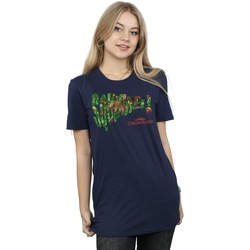 Abbigliamento Donna T-shirts a maniche lunghe National Lampoon´s Christmas Va Squirrel Tree Blu