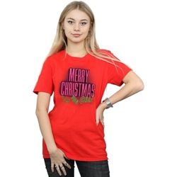 Abbigliamento Donna T-shirts a maniche lunghe National Lampoon´s Christmas Va Kiss My Ass Rosso