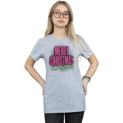 Abbigliamento Donna T-shirts a maniche lunghe National Lampoon´s Christmas Va Kiss My Ass Grigio