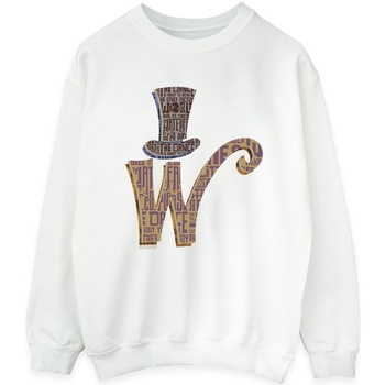 Willy Wonka W Logo Hat Bianco