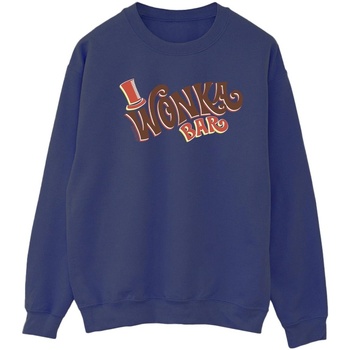 Abbigliamento Donna Felpe Willy Wonka Bar Logo Blu