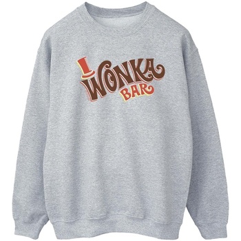 Abbigliamento Donna Felpe Willy Wonka Bar Logo Grigio