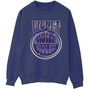 Abbigliamento Donna Felpe Willy Wonka Violet Turning Violet Blu
