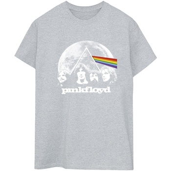 Abbigliamento Donna T-shirts a maniche lunghe Pink Floyd Moon Prism Blue Grigio