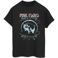 Abbigliamento Donna T-shirts a maniche lunghe Pink Floyd Pig Swirls Nero