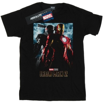Abbigliamento Uomo T-shirts a maniche lunghe Marvel Studios Iron Man 2 Poster Nero