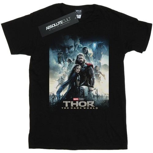 Abbigliamento Uomo T-shirts a maniche lunghe Marvel Studios Thor The Dark World Poster Nero