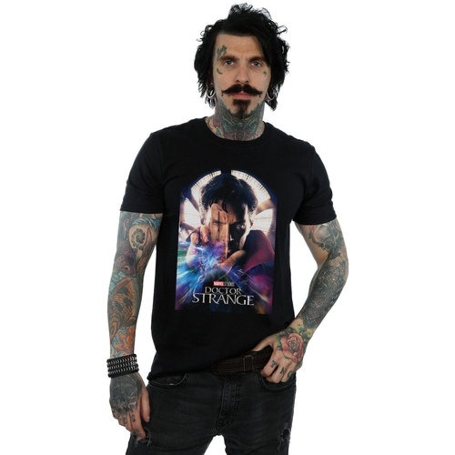 Abbigliamento Uomo T-shirts a maniche lunghe Marvel Studios Doctor Strange Poster Nero