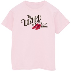 Abbigliamento Bambina T-shirts a maniche lunghe The Wizard Of Oz Ruby Slippers Logo Rosso