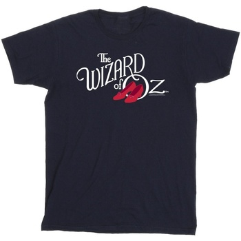 Abbigliamento Bambina T-shirts a maniche lunghe The Wizard Of Oz Ruby Slippers Logo Blu