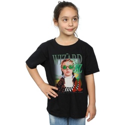 Abbigliamento Bambina T-shirts a maniche lunghe The Wizard Of Oz No Place Checkerboard Nero