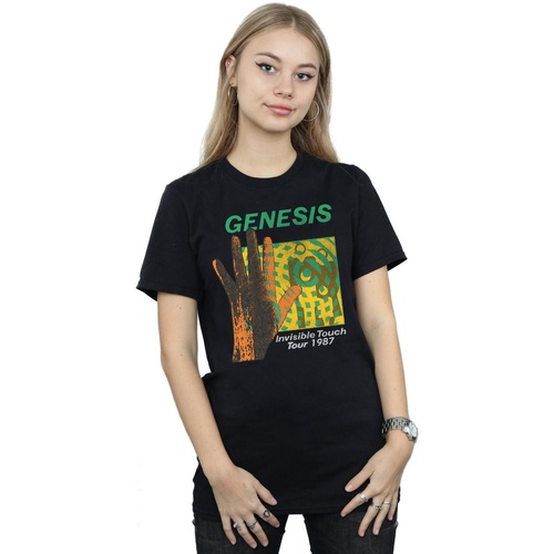 Abbigliamento Donna T-shirts a maniche lunghe Genesis Invisible Touch Tour Nero