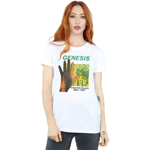 Abbigliamento Donna T-shirts a maniche lunghe Genesis Invisible Touch Tour Bianco