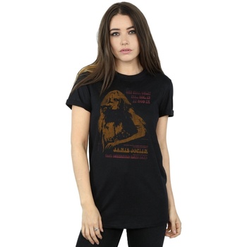 Abbigliamento Donna T-shirts a maniche lunghe Janis Joplin Madison Square Garden Nero