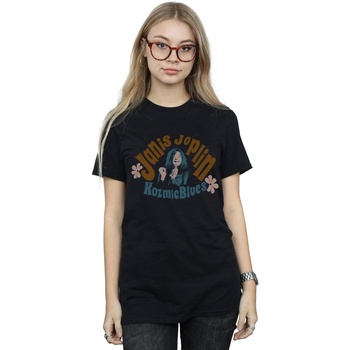 Abbigliamento Donna T-shirts a maniche lunghe Janis Joplin Kozmic Blues Nero