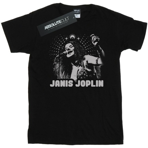 Abbigliamento Donna T-shirts a maniche lunghe Janis Joplin Spiritual Mono Nero