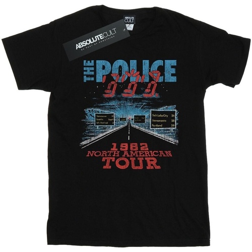 Abbigliamento Donna T-shirts a maniche lunghe The Police North American Tour V2 Nero