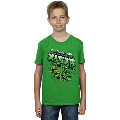 Abbigliamento Bambino T-shirt maniche corte Tmnt Unleash The Inner Ninja Verde
