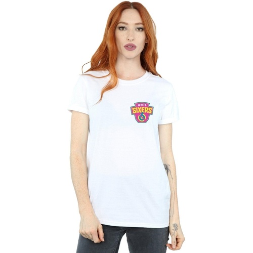 Abbigliamento Donna T-shirts a maniche lunghe Ready Player One Anti Sixers Breast Logo Bianco