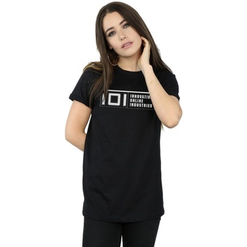 Abbigliamento Donna T-shirts a maniche lunghe Ready Player One IOI Logo Nero