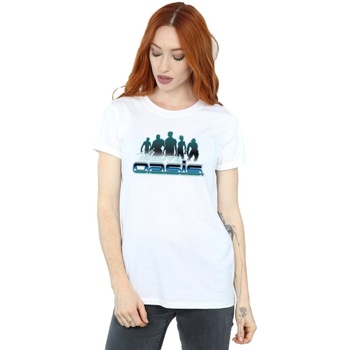 Abbigliamento Donna T-shirts a maniche lunghe Ready Player One Welcome To The Oasis Bianco