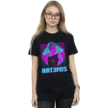 Abbigliamento Donna T-shirts a maniche lunghe Ready Player One Neon Art3mis Nero