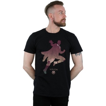 Image of T-shirts a maniche lunghe Marvel Vision Silhouette