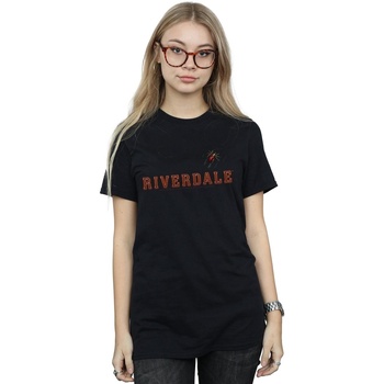 Abbigliamento Donna T-shirts a maniche lunghe Riverdale Spider Brooch Nero