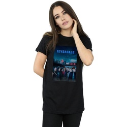 Abbigliamento Donna T-shirts a maniche lunghe Riverdale Die Diner Nero