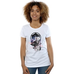 Abbigliamento Donna T-shirts a maniche lunghe Disney Rebels The Grand Inquisitor Bianco